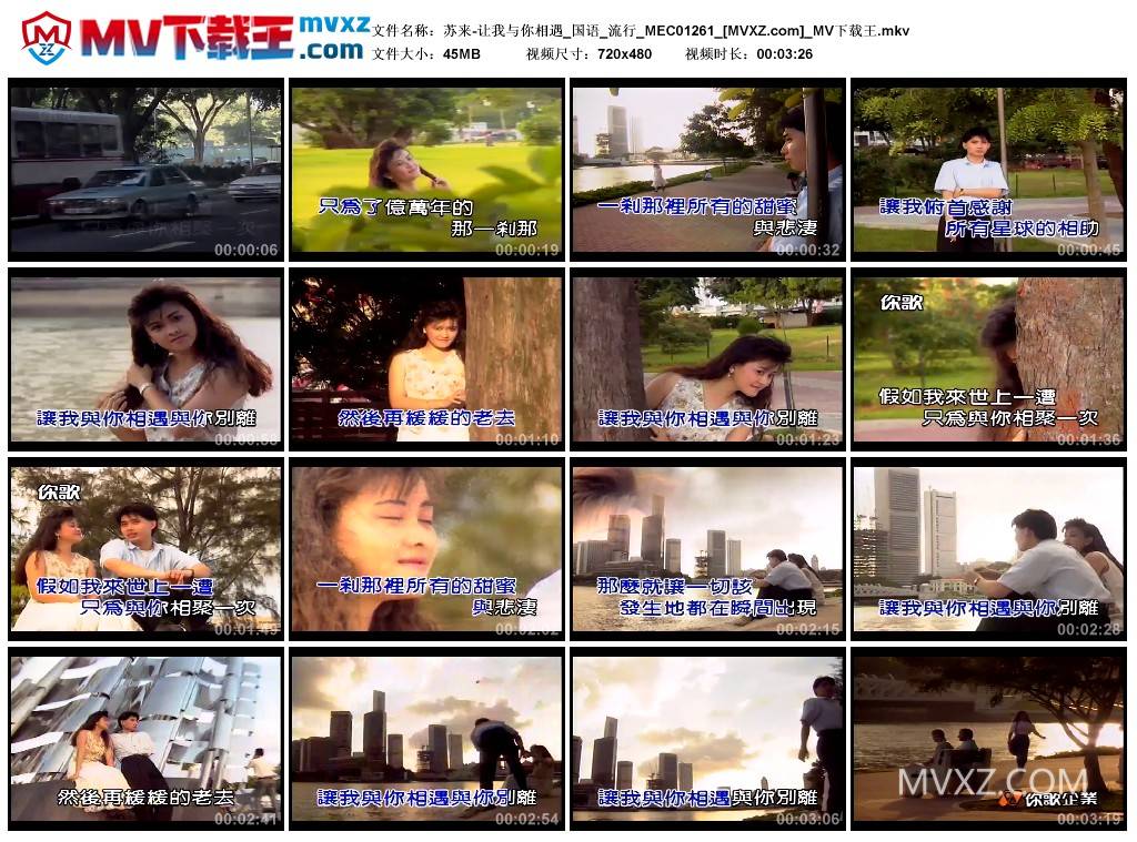 苏来-让我与你相遇_国语_流行_MEC01261